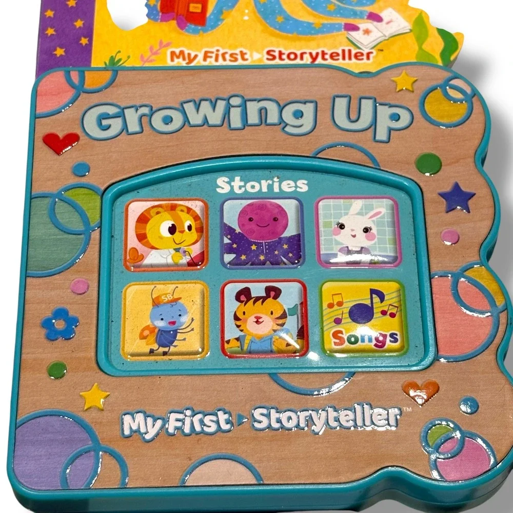 My First Storyteller Growing Up Interactive Electronic Book Toddler Learning Set